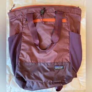 NWOT Patagonia ultralight black hole tote pack 27l